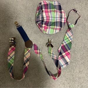 Gymboree  Boys Set of Hat, tie and suspenders